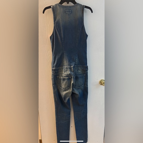 Diesel Denim Button Up Overalls Blue - Size small - Picture 7 of 7